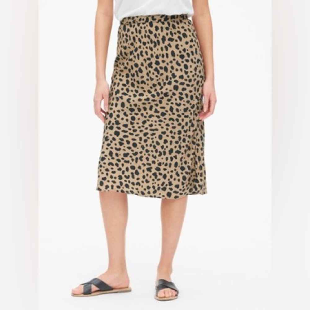 Gap Leopard Midi Skirt